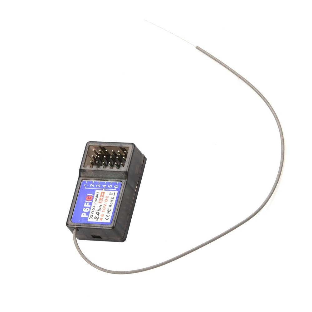 NATEFEMIN RC 2.4 Receiver with Gyroscope for RC DumboRC P6FG Transmitter Remote Controller Accessory