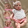 18" Lifelike Full Body Silicone Reborn Baby Dolls Weighted Soft Newborn Doll Girl Handmade for Collector Gift view 4