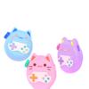 Case for Tamagotchi Paradise with Lanyard , Liquid Silicone, Drop - Resistant Protective Cover for Tamagotchi (Purple) view 1