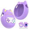 Case for Tamagotchi Paradise with Lanyard , Liquid Silicone, Drop - Resistant Protective Cover for Tamagotchi (Purple) view 3