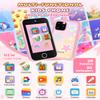 Kids Smart Phone for Girls, Upgraded 3.5'' Touchscreen Phone for Kids Age 3-8, Christmas Birthday Gifts, Dual Camera Music Player Puzzle Games, Learning Toy for 3 4 5 6 7 8 Year Old Girls view 2