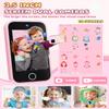 Kids Smart Phone for Girls, Upgraded 3.5'' Touchscreen Phone for Kids Age 3-8, Christmas Birthday Gifts, Dual Camera Music Player Puzzle Games, Learning Toy for 3 4 5 6 7 8 Year Old Girls view 3