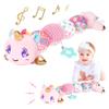 Unicorn Baby Toys 6-12 Months Infant Musical Stuffed Toys for Newborn Tummy Time Sensory toys for babies with Crinkle and Rattle 0-3-6-12 Months Old Baby Girl Must Have Christmas Birthday Gifts - Pink view 1