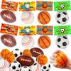 24 Pack Sports Stress Balls Valentines Day Cards For Kids School Classroom Exchange Valentine Day Gift Football Soccer Baseball Basketball Party Favors Supplies For Boys Girls Valentine Exchange Cards view 1