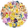 50Pcs Cute Anime Cartoon Sticker for Kids, Cool Cartoon Waterproof Vinyl Decal for Teen Girl Adult Water Bottle Skateboard Notebook Phone Guitar Bike view 1