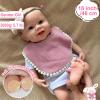 18 Inch Full Silicone Reborn Baby Dolls Girl Lifelike Newborn Babies Dolls Handmade Painted Doll Artist Collectors view 4