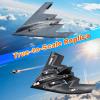 AIGIMU RC Airplane, RC Plane Ready to Fly, 2CH Remote Control Airplane with 6-axis Gyro Stabilizer B2 Spirit Stealth Bomber 2.4GHz Remote Control Plane for Beginners Boys Kids view 2
