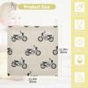 CUPADA Baby Washcloths Motorcycle Pattern Design Muslin Face Towels Soft Absorbent Burp Wash Wipes Towel for Newborn Infant, 5 Pack view 2