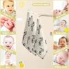 CUPADA Baby Washcloths Motorcycle Pattern Design Muslin Face Towels Soft Absorbent Burp Wash Wipes Towel for Newborn Infant, 5 Pack view 4
