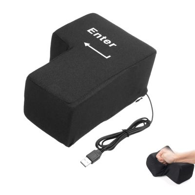 Big Enter Supersized Key Stress Relief Toy, USB Desktop Travel Nap, Creative Venting Toy,Anti Stress Relief