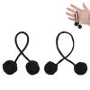 CHGCRAFT 2 Pcs 2 Style Fidget Beads Skill Toys Fidget Toys Beginners Worry Beads with Steel Ball and Cord Portable Leisure Toy view 1