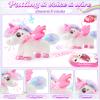 Jeowoqao Unicorn Toys for Girls Age 4-6,Walking Talking Singing Interactive Unicorns with Painting Kit Crafts Toddler Unicornss Dress up, Remote Control Plush Unicorn's Toy for Kids 3-6 view 3
