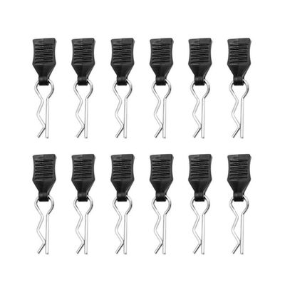 12pcs Body Shell Clip Pin with Fixing Mount M001 16101 16208 16209 16210 16889 Compatible with 1 16 Scale RC Car Parts Accessories Compatible with Various Models