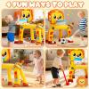 4-in-1 Toddler Basketball Hoop & Soccer Goal and Golf Toys, Interactive Lion Musical Sports Toys with Light for 1 2 3 Year Old Boys Girls, Baby Toy for 12-18 Months, Christmas Birthday Toy Gifts view 2