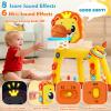 4-in-1 Toddler Basketball Hoop & Soccer Goal and Golf Toys, Interactive Lion Musical Sports Toys with Light for 1 2 3 Year Old Boys Girls, Baby Toy for 12-18 Months, Christmas Birthday Toy Gifts view 3