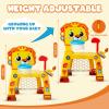 4-in-1 Toddler Basketball Hoop & Soccer Goal and Golf Toys, Interactive Lion Musical Sports Toys with Light for 1 2 3 Year Old Boys Girls, Baby Toy for 12-18 Months, Christmas Birthday Toy Gifts view 4