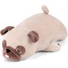 gnomantic Pug Weighted Stuffed Animals - 21 Inch 3.5 Pounds Weighted Plushies Pug - Big Bulldog Plush Stuffed Animals Pillow - Cute Plush Toys Gifts for Kids & Adults view 1
