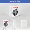 American Mahjong Game Set with Blue Carrying Bag,166 Premium White Tiles (1.2''), All-in-One Color Rack/Pushers, Chips, Wind Indicator, English Manual, Complete Mah jongg, Mahjong Tiles Set (Blue) view 2