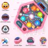 ANNKIE Whack Hammer Mole Game for Toddlers, Toys for 3 4 5 6+ Year Old Boys Girls, Pounding Toy for Age 3-5, Gifts for 3-12 Year Old Boys Girls, Interactive Educational Toys with 3 Modes,1-3 Players view 3