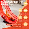 MINDNOOK 16 Ft Flexible Race Car Track Set for Kids, Portable Roll-Up Racetrack with 4 Cars & Suction Cups, Compatible with 1:64 Diecast Toy Cars, Gift for Boys & Girls Ages 3+ view 4