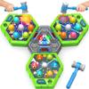 ANNKIE Whack Hammer Mole Game for Toddlers, Toys for 3 4 5 6+ Year Old Boys Girls, Pounding Toys for Age 3-5, Gifts for 3-12 Year Old Boys Girls, Interactive Educational Toys with 3 Modes,1-3 Players view 1