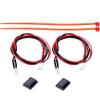 2Pcs PH2 0 Plug 3mm Light Set Compatible with 1 14 Scale RC Trailer Cargo Car Model Upgrade Accessories(Red) view 1