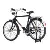 Kikumi 1:10 Alloy BicyClemodel Vintage Miniature Simulation Collection Without Standing Bike Model with Pump Case (Black) view 3