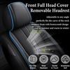 SOUIPA Car Seat Covers 2 Seats Fit for Lexus UX 300h 2025,Waterproof Leather Seat Covers,Airbag Compatible,Car Seat Protectors Interior Sets(Front Set,Black&Blue) view 2