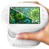 1000X Handheld Microscope for Kids, 4K 2.4" Screen Digital Kids Microscopes with 12 Slides, Portable Edu Toys Gifts for Age 3 4 5 6 7 8 9 10 11 12 Year Old Boys Girls Children Students(White) view 1