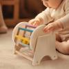 Wooden Ball Track Roller Toy, Pastel Rainbow Colors, Educational Development Toy for Toddlers view 2