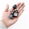 5 Very Interesting Black Dice with Various Shapes, Clear Movements, Rich Motivations, Family Activities, Valentine's Day, Birthdays, Couple Gifts view 3