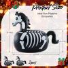 Hiboom 2 Pcs Horse Inflatable Bouncy Toys 51 Inch Large Black Horse Inflatable Hopping Toys Ride On Bouncer Animal Toy for Christmas Girls Boys Hopper Gifts Birthday Party Games Ages 6 and up view 2