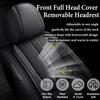 SOUIPA Car Seat Covers 2 Seats Fit for Lexus GS 400 1998 1999,Waterproof Leather Seat Covers,Airbag Compatible,Car Seat Protectors Interior Sets(2PCS with Pillows,Black) view 3
