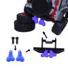 1PCS Hanging Truck Balls Nuts - Simulation RC Car Decorative Bumper Ornaments 55x39mm for 1/10, 1/8 Scale RC Trucks & Cars (2, Blue) view 3