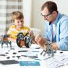 GOGIHCCH STEM Toys for Ages 8-13, Solar Powered Kits Toys Robotics for Kids Ages 8-12, Educational Building Science Experiment Kit, Boys Gifts for Kids 8 9 10 11 12 13 Years Learning Projects (Gray) view 2
