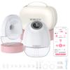 Wearable Breast Pump with APP Control,3 Modes and 9 Levels Wireless Breastfeeding Pump, Portable Breast Pump Hands-Free Contain 15/17/21/25mm Flange, Leak-Proof, Discreet, Quieter