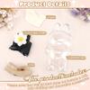 17cm Blind Figure Protective Case and Doll Clothes Set,Plastic Clear Display Case with Keychain,Come with 17cm Doll Outfits,Great for Display and Dress-Up,No Doll Included (Daisy Set) view 2