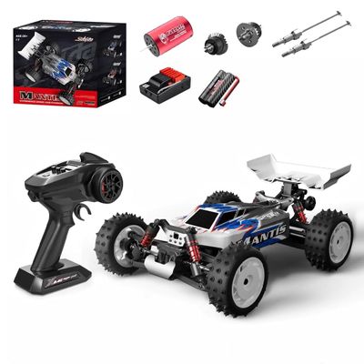 1/16 Scale 4WD RC Off-Road Truck, 70KM/H Brushless Remote Control Car with Full Proportional Steering, All-Metal Bearing Gear Vehicle Model for Hobbyists