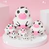 Seenelling 10 Pcs Russian Nesting Dolls Wooden Handmade Nesting Dolls Toys Animal Russian Cute Matryoshka for Kids Children Christmas Home Decor Birthday Gift(Cute Cow) view 3