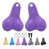 1PCS Hanging Truck Balls Nuts - Simulation RC Car Decorative Bumper Ornaments 55x39mm for 1/10, 1/8 Scale RC Trucks & Cars (2, Purple) view 1