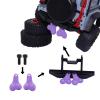 1PCS Hanging Truck Balls Nuts - Simulation RC Car Decorative Bumper Ornaments 55x39mm for 1/10, 1/8 Scale RC Trucks & Cars (2, Purple) view 4