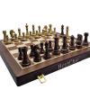 18 Inch Folding Chess Set with High Polymer Weighted Standard Chess Pieces for Family Vintage Board Games Chess Set for Adults and Kids Chess Enthusiasts view 4