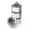 4PCS 1.0 Inch Aluminum Alloy Beadlock Wheel Hub Rims for RC Crawler Car for Axial SCX24 1/18 TRX4M Wheels Parts, Bronze view 3