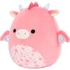 Squishmallows Original 14in Aegi The Pink Dragon with Sakura Print Belly Official Jazwares Plush (Large) view 2