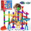 Marble Run Kit for Kids,Upgrade Marble Maze Kit 16mm Marbles 109pcs Building Blocks STEM Learning Toys Christmas Birthday Gift for Kids Aged 3-12 view 1