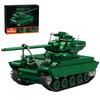 XMBRICDIYY Military Tank Building Blocks, 1:28 Scale AMX-13 Tank MOC DIY Construction Building Blocks for Military Fans, Christmas/Birthday Gift for Adults Teens (1037 Pieces) view 1