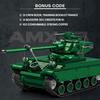 XMBRICDIYY Military Tank Building Blocks, 1:28 Scale AMX-13 Tank MOC DIY Construction Building Blocks for Military Fans, Christmas/Birthday Gift for Adults Teens (1037 Pieces) view 3