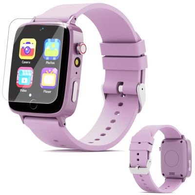 vilicert Kids Games Watch, Smart Kids Watch with 26 Puzzle Games, Touch Screen, Alarm Clock, HD Camera, Toys for Ages 4-12 Years Old, Birthday Gift for Girls(Purple)