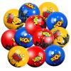 12 Pack Spider Beach Balls Birthday Decorations,7.87inch Blue Red Yellow Spider Hero Inflatable Beach Balls Bulk City Building Summer Swimming Pool Party Favor Gifts for Birthday Party Supplies view 1