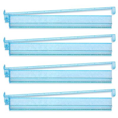 CHSSIH Mahjong Racks with Pushers, All-in-One Mahjong Tile Pushers,Modern American Tile Set of 4,Mahjong Tile Rack and Pusher for Board Game Accessories Light Blue